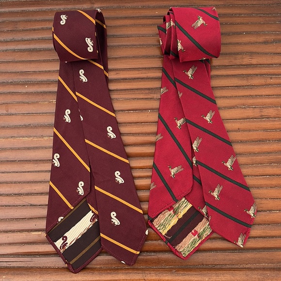 Vintage Rugby & Co Ltd Silk Tie Bundle - Picture 4 of 9
